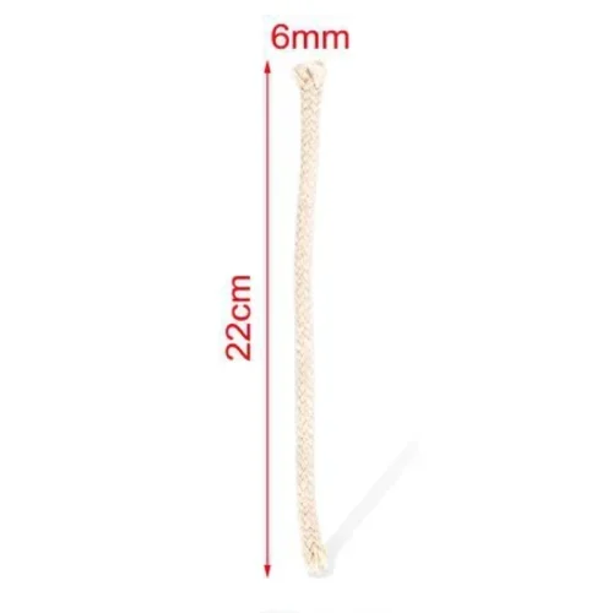 Σετ Φυτίλια 10 τμχ 6mm x 22cm 5404430