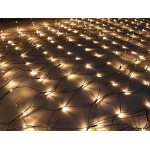 100 Λαμπάκια LED Λευκό Θερμό Δίχτυ με Επέκταση & Προγράμματα Ip44 0.9x0.8m (δεν Περιέχεται ο Μετασχηματιστής) 90x80cm Xmasfest 1133879 - 1 τμχ