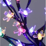 Επιτραπέζιο διακοσμητικό δέντρο 96LED με RGB φωτισμό - μαύρο - Image 4