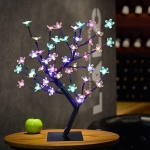 Επιτραπέζιο διακοσμητικό δέντρο 96LED με RGB φωτισμό - μαύρο - Image 8