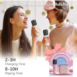 Y1 Ασύρματο Ηχείο Bluetooth 5.3 με λαβή μεταφοράς, LED Φωτισμό & μικρόφωνο Karaoke - Λευκό
