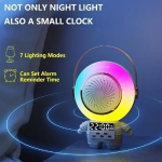 XM-X64 Ασύρματο Ηχείο Bluetooth - Ρολόι με λαβή μεταφοράς, LED Φωτισμό & 2 μικρόφωνα σε σχέδιο Αστροναύτη