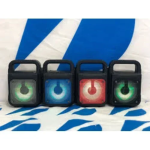 GTS-1362 Μίνι Ασύρματο Φορητό Ηχείο Bluetooth 3″ με LED Φωτισμό Super Bass - Μαύρο/Μπλε