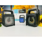 GTS-1362 Μίνι Ασύρματο Φορητό Ηχείο Bluetooth 3″ με LED Φωτισμό Super Bass - Μαύρο/Μωβ