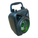 LS-3300 Μίνι Ασύρματο Φορητό Ηχείο Bluetooth 3″ με LED Φωτισμό - Μαύρο