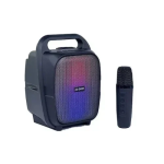 CS-0409 Ασύρματο Φορητό Ηχοσύστημα 4'' Bluetooth 5W Με Μικρόφωνο - Μαύρο