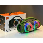 Booms Box3 Mini Ασύρματο Φορητό Ηχείο Bluetooth με LED RGB Φωτισμό - Army Green