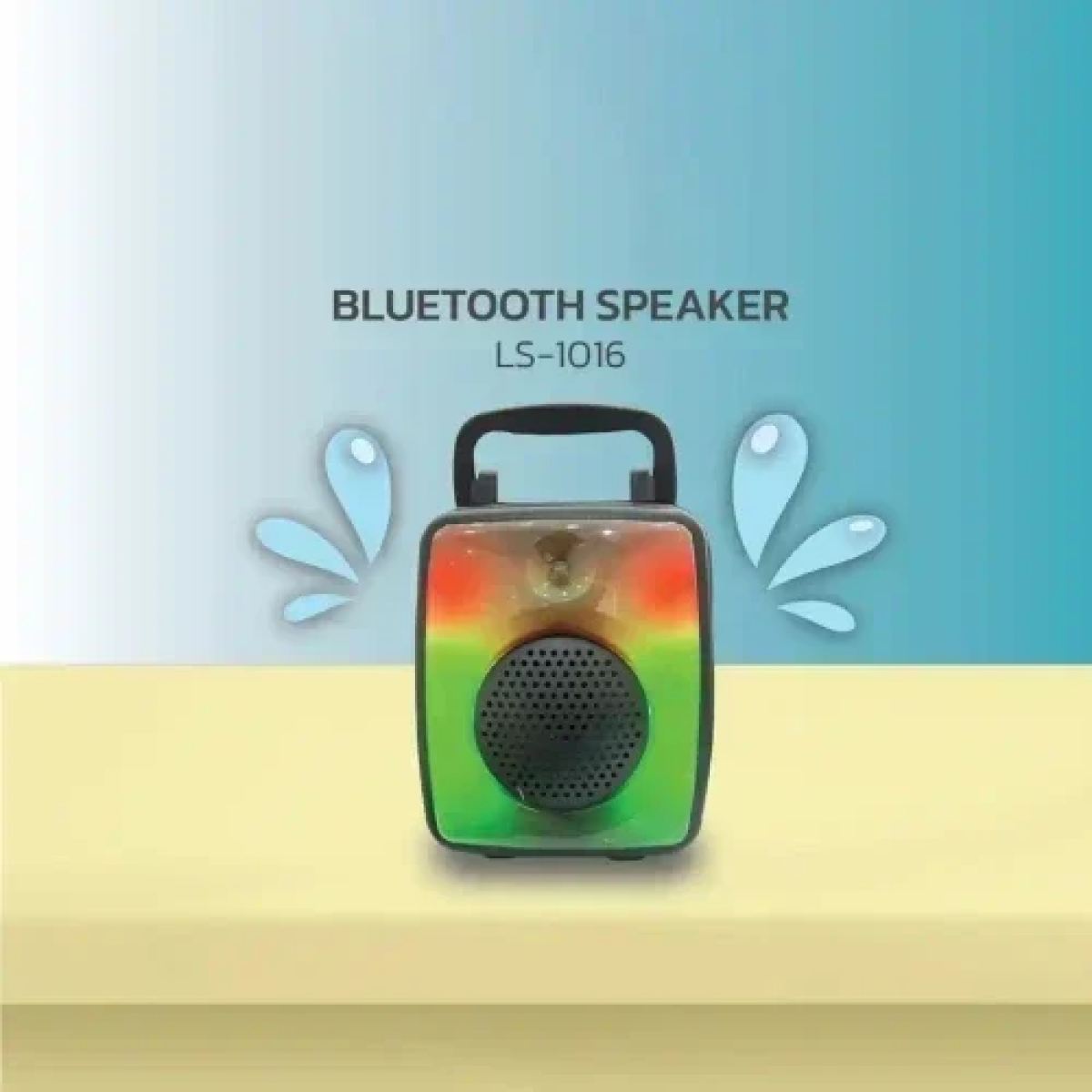 LS-1016 Mini Ασύρματο Φορητό Ηχείο Bluetooth με LED RGB Φωτισμό