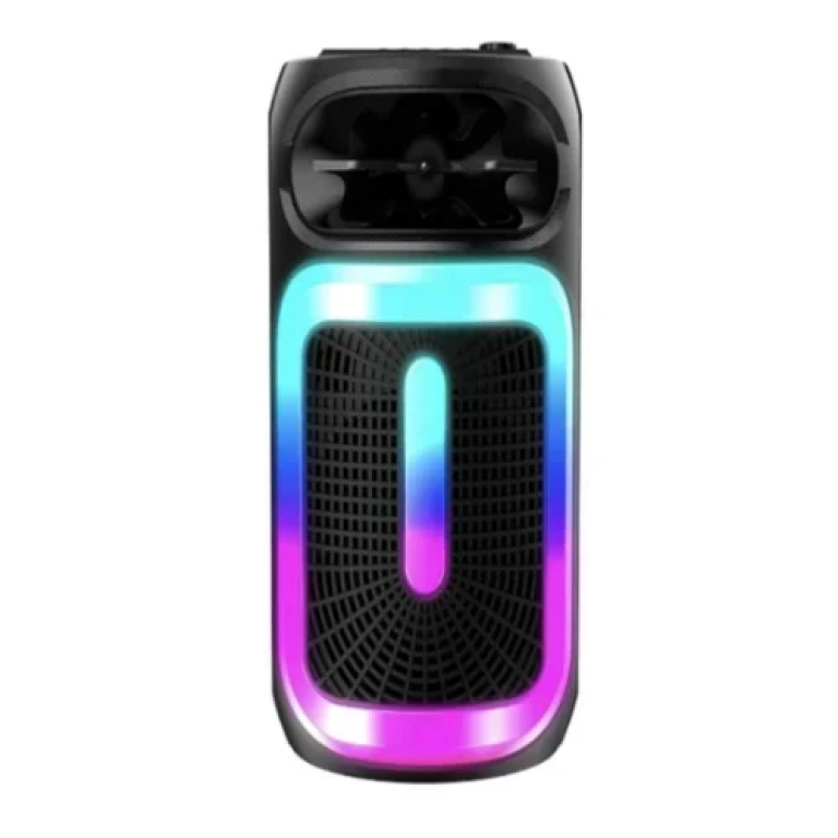 CS-0813 Ασύρματο Φορητό Ηχοσύστημα (Bluetooth/USB/TF/MIC) 8'' 8W με LED RGB Φωτισμό & Μικρόφωνο