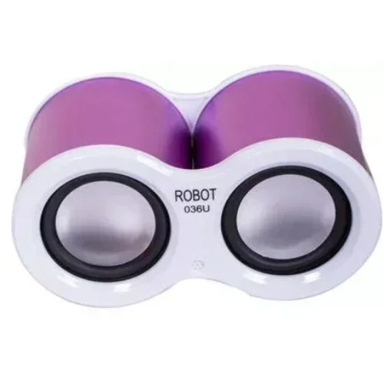 Robot 036U Ασύρματο Ηχείο Bluetooth - Μωβ