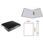 Κλασέρ από Χαρτόνι με Πλαστική Επένδυση 260x345x50mm Stelan 888705 - Μαύρο