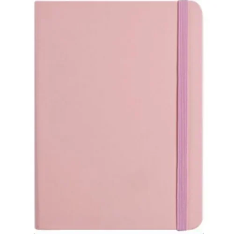 Σημειωματάριο με 96 Λευκά Φύλλα Α5 21x15 cm Stelan 860741 - Ροζ