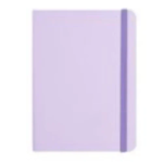 Σημειωματάριο με 96 Λευκά Φύλλα Α5 21x15 cm Stelan 860741 - Μωβ