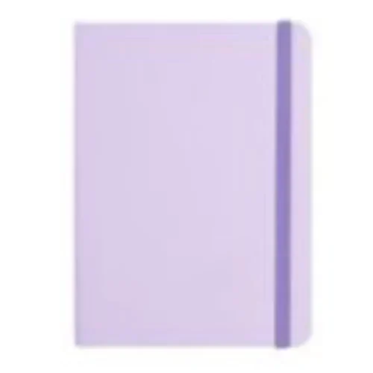 Σημειωματάριο με 96 Λευκά Φύλλα Α5 21x15 cm Stelan 860741 - Μωβ