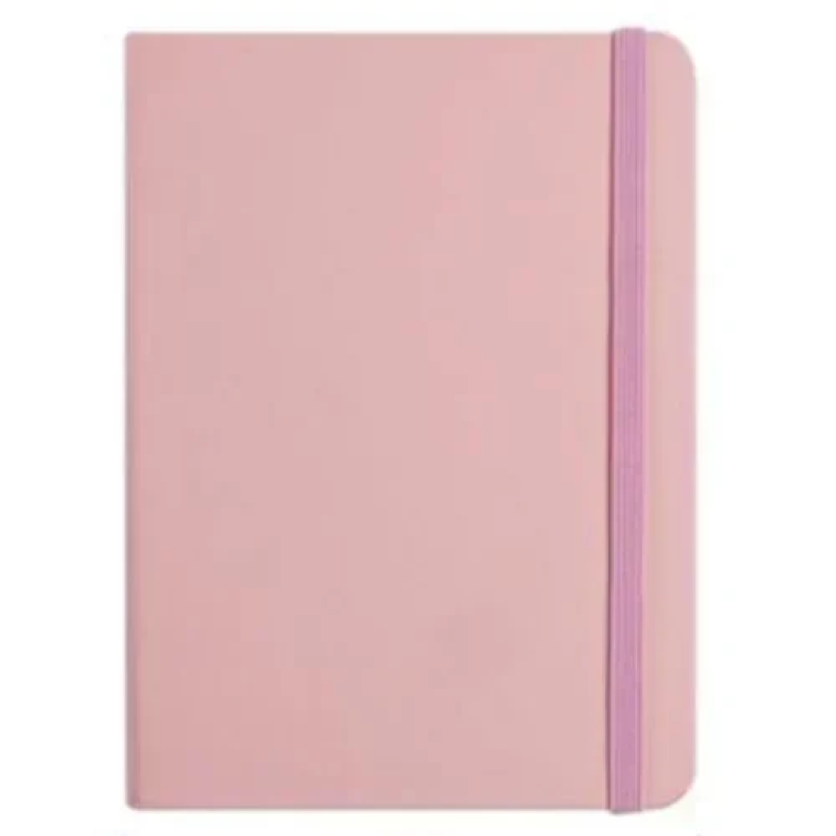 Σημειωματάριο με 96 Λευκά Φύλλα Α6 15x11 cm Stelan 860742 - Ροζ