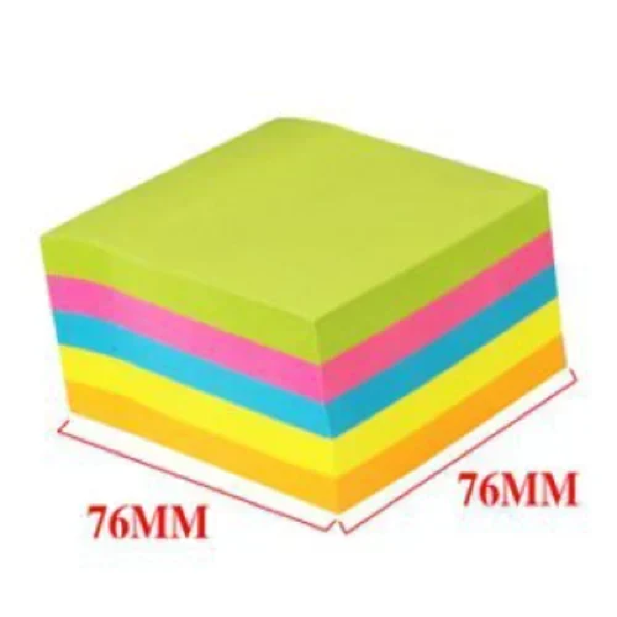 Αυτοκόλλητα Χαρτάκια Σημειώσεων 450φ. 76x76mm Πολύχρωμα Stelan 688931