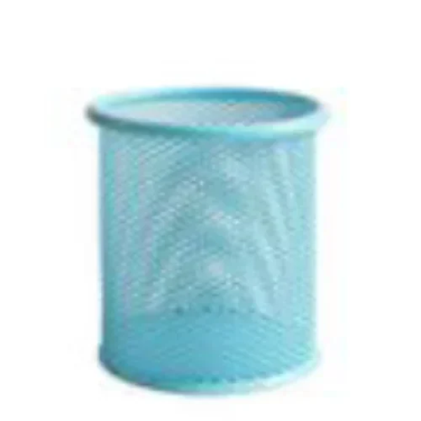 Μεταλλική Μολυβοθήκη Στρογγυλή 90x100 mm Stelan 688258 Γαλάζιο