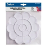 Παλέτα Πλαστική Ζωγραφικής 18 Θέσεων 185mm Stelan 688996