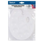 Παλέτα Πλαστική Ζωγραφικής 10 Θέσεων 22.5x16.5cm Stelan 688997