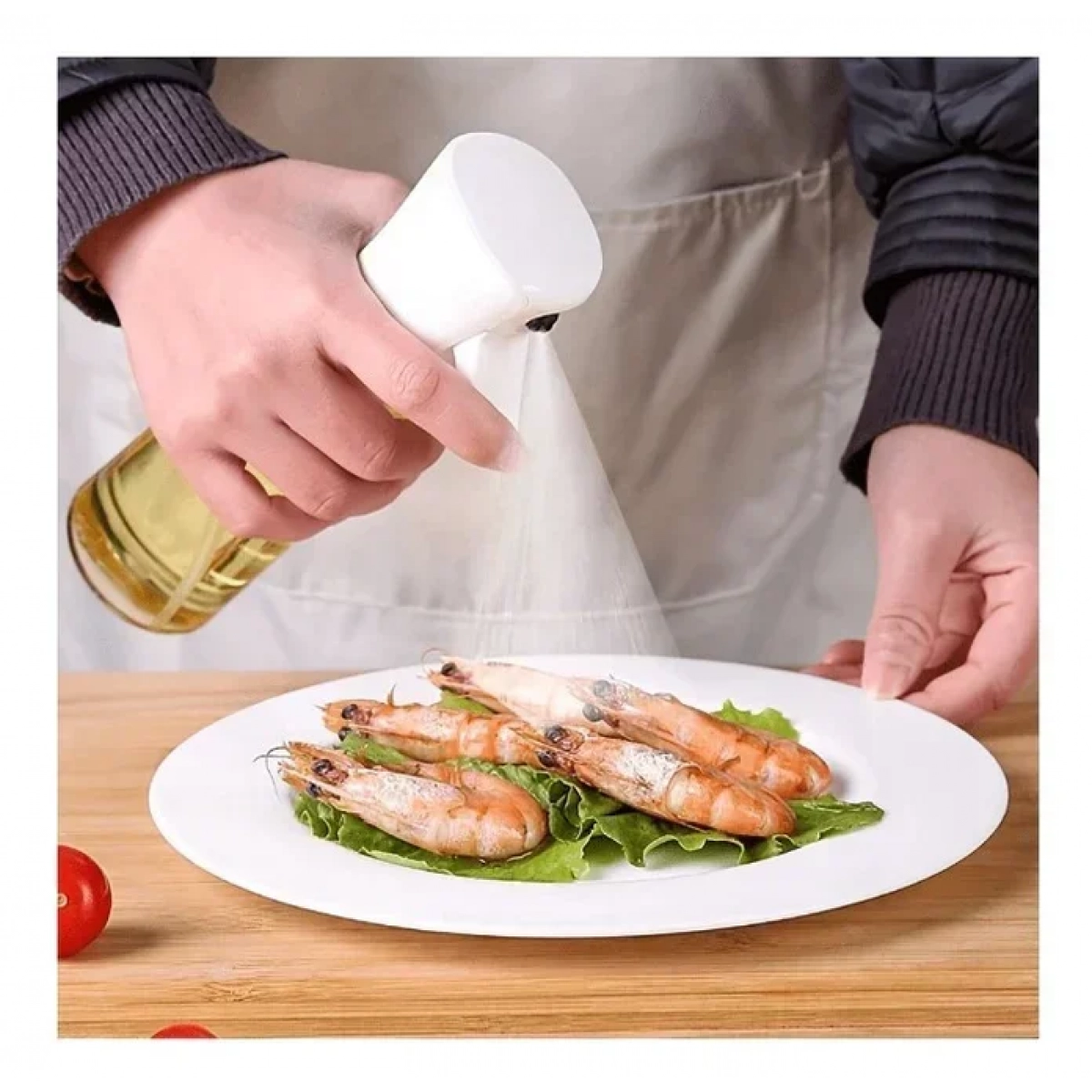 Μπουκάλι - Σπρέι Λαδιού 220ml Άσπρο SDS-25057