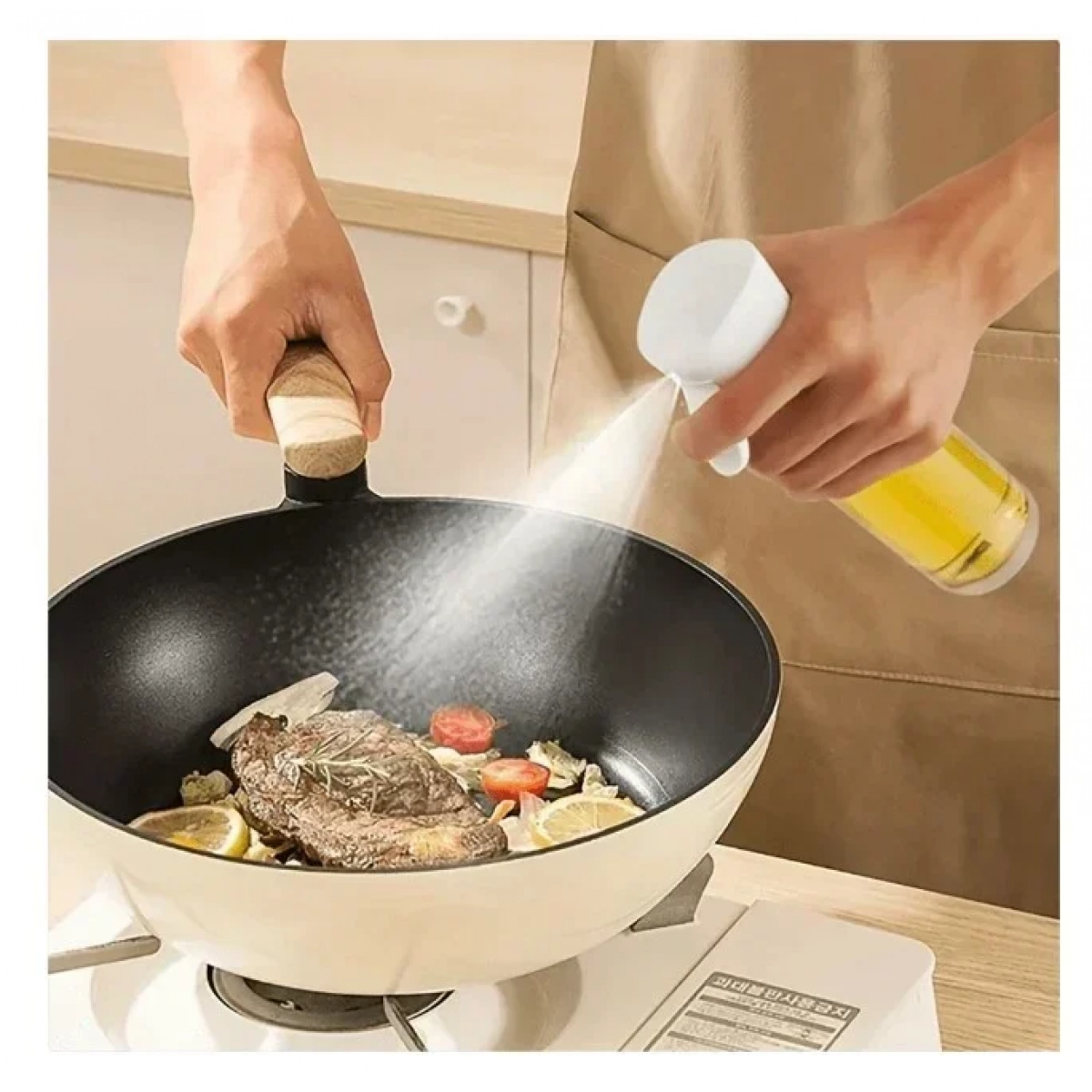 Μπουκάλι - Σπρέι Λαδιού 220ml Άσπρο SDS-25057