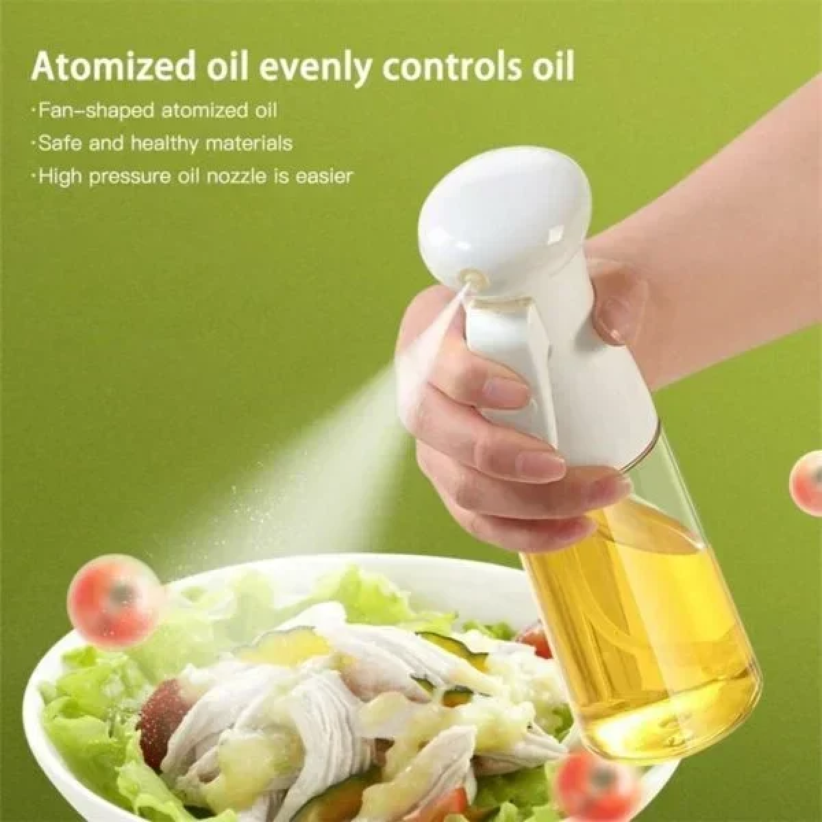 Μπουκάλι - Σπρέι Λαδιού 220ml Άσπρο SDS-25057