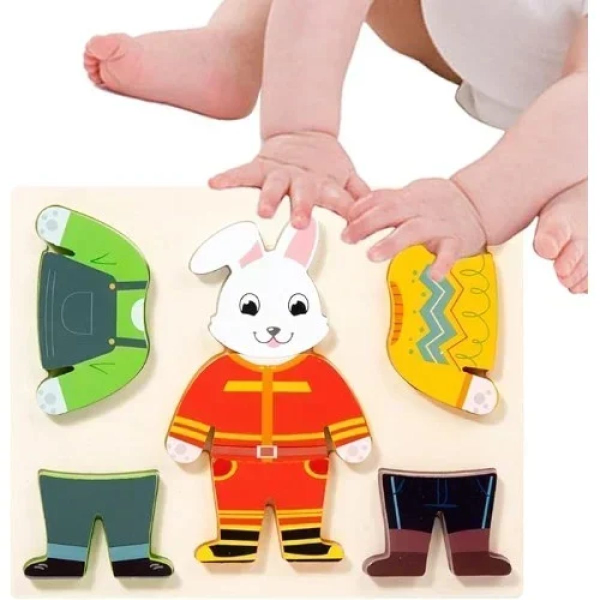 Montessori Dress Up Game Jigsaw Puzzle - Ξύλινο Εκπαιδευτικό Παιχνίδι SDS-26060