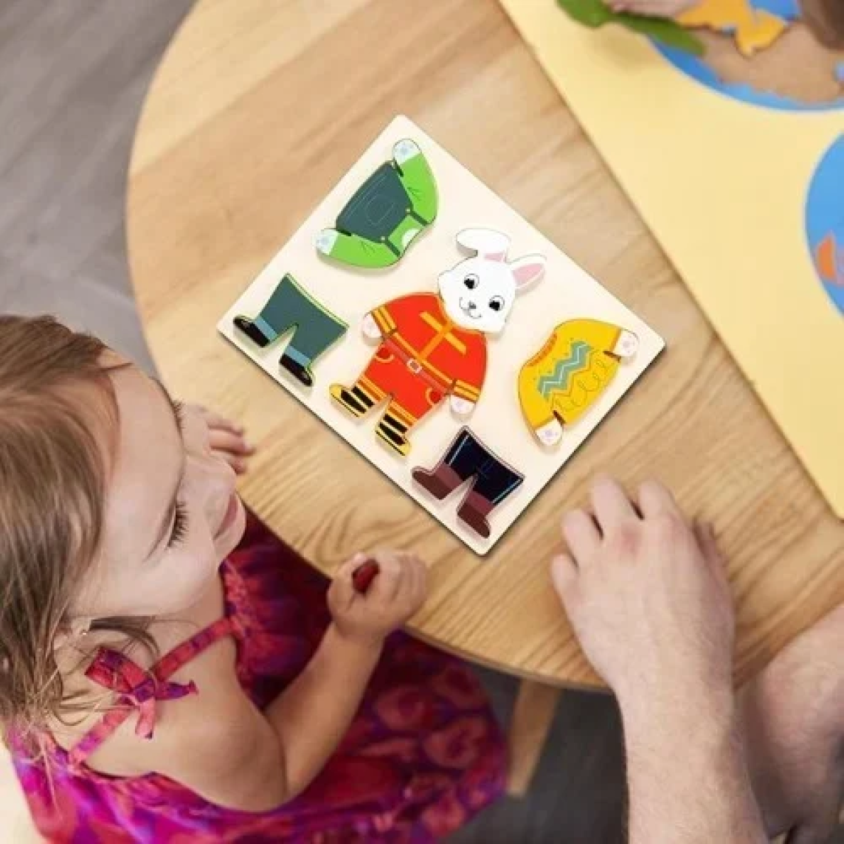 Montessori Dress Up Game Jigsaw Puzzle - Ξύλινο Εκπαιδευτικό Παιχνίδι SDS-26060