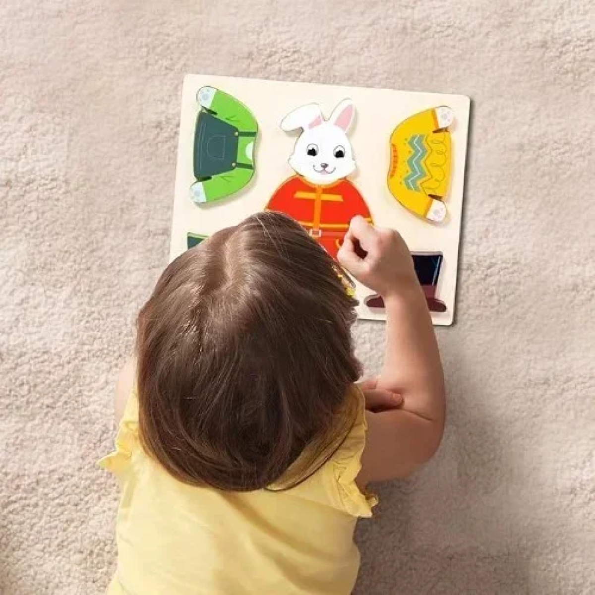 Montessori Dress Up Game Jigsaw Puzzle - Ξύλινο Εκπαιδευτικό Παιχνίδι SDS-26060