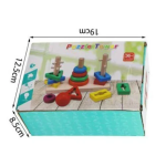 Εκπαιδευτικό Παιχνίδι Δεξιοτήτων Montessori Puzzle Tower SDS-26068