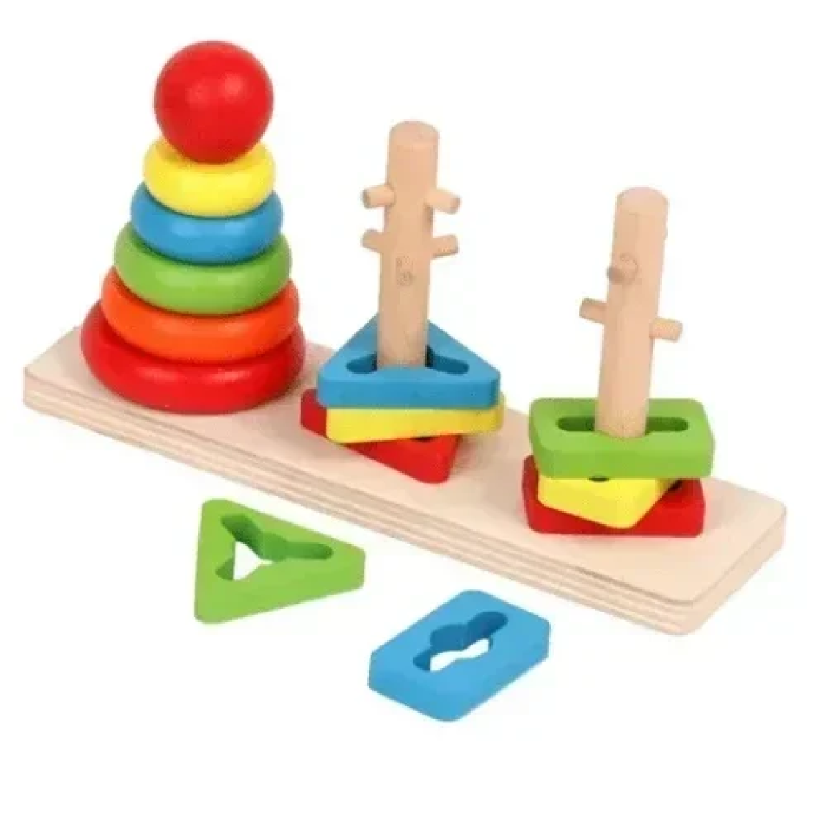 Εκπαιδευτικό Παιχνίδι Δεξιοτήτων Montessori Puzzle Tower SDS-26068