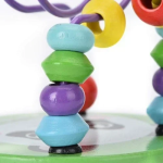 Ξύλινο Εκπαιδευτικό Παιχνίδι Montessori Μίνι Λαβύρινθος με χάντρες SDS-26097 Panda