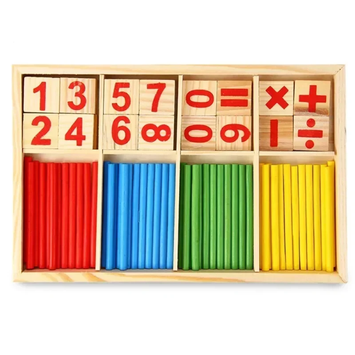 Ξύλινο παιχνίδι μαθηματικών Montessori SDS-26105