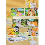 Εκπαιδευτικό Ξύλινο Παιδικό Puzzle Σφηνώματα 22x15 cm SDS-26122 Bear Family