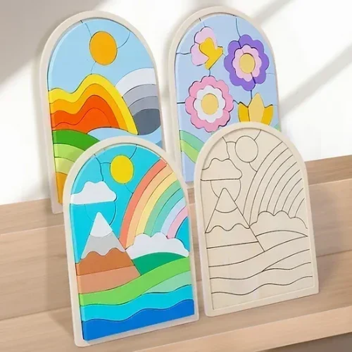 Ξύλινο Παιδικό Puzzle 3D 22.7x17.2 cm SDS-26123