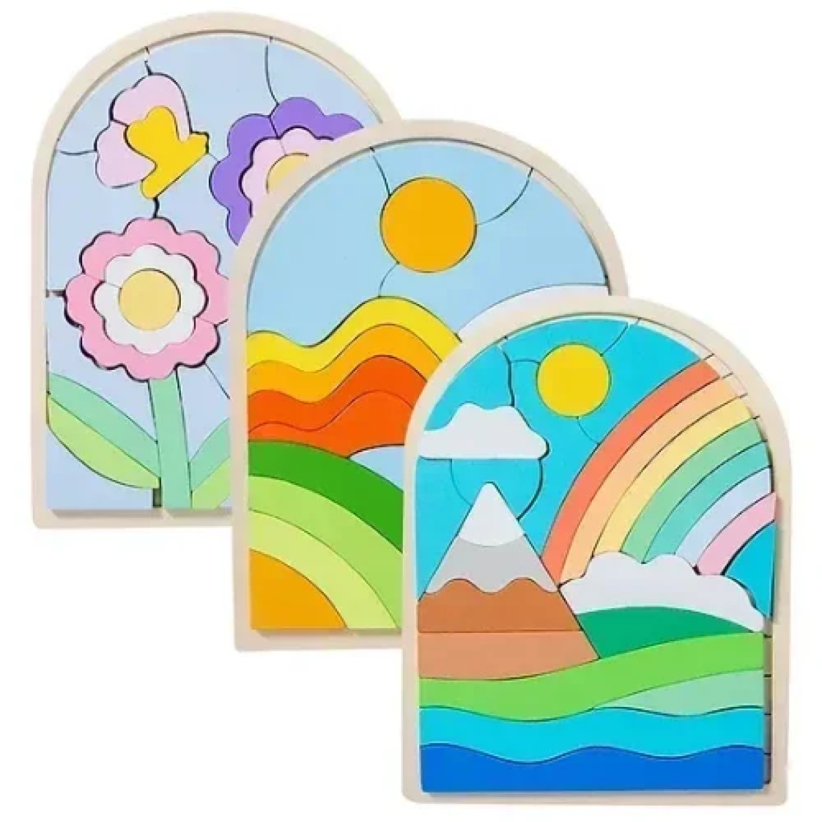 Ξύλινο Παιδικό Puzzle 3D 22.7x17.2 cm SDS-26123