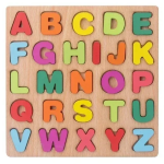 Εκπαιδευτικό Παιδικό Ξύλινο Puzzle με κεφαλαία Αγγλικά Γράμματα SDS-26140