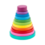 Ξύλινο Εκπαιδευτικό Παιχνίδι Πύργος Tangram Montessori SDS-26129