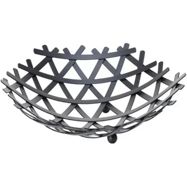 Φρουτιέρα Μεταλλική 34x8cm Μαύρο SDS-21845