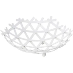 Φρουτιέρα Μεταλλική 34x8cm Λευκό SDS-21845