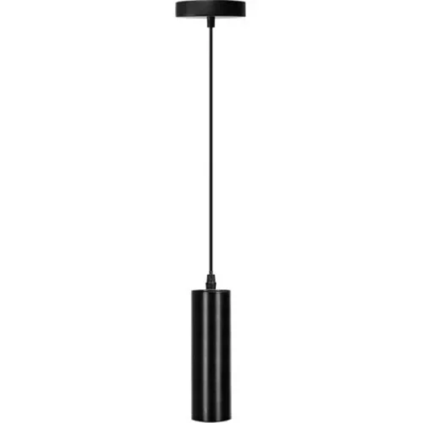 Μεταλλικό Κρεμαστό Φωτιστικό Οροφής GU10 20cm MAX35W Μαύρο Aigostar