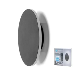 Φωτιστικό Τοίχου Στρογγυλό Φ18cm LED Ψυχρό Λευκό 6500K 6,5W Μαύρο Aigostar