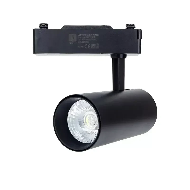 Φωτιστικό Led Σποτ Ράγας (Track Light) 2 Καλωδίων 24W Ψυχρό Λευκό 6500K Aigostar - Μαύρο