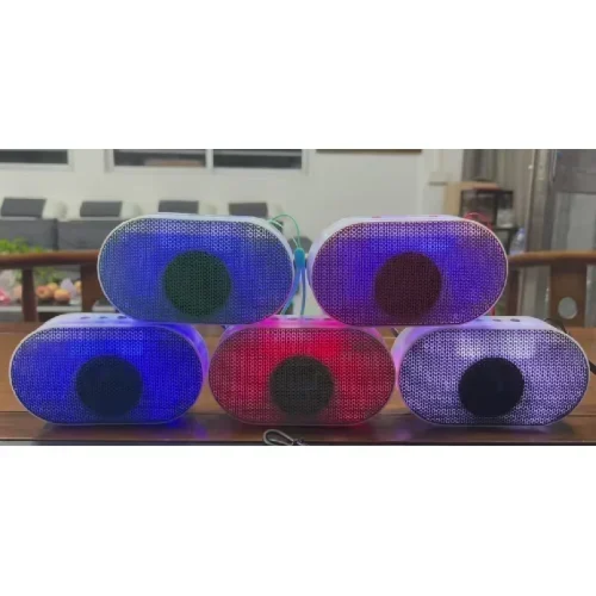 A012 Μίνι Ασύρματο Φορητό Ηχείο Bluetooth με LED Φωτισμό