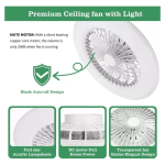 Aigostar Ανεμιστήρας Οροφής 60W Φ49cm Φως Led 3000-6500K με Τηλεχειριστήριο