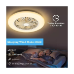 Aigostar Ανεμιστήρας Οροφής 60W Φ49cm Φως Led 3000-6500K με Τηλεχειριστήριο