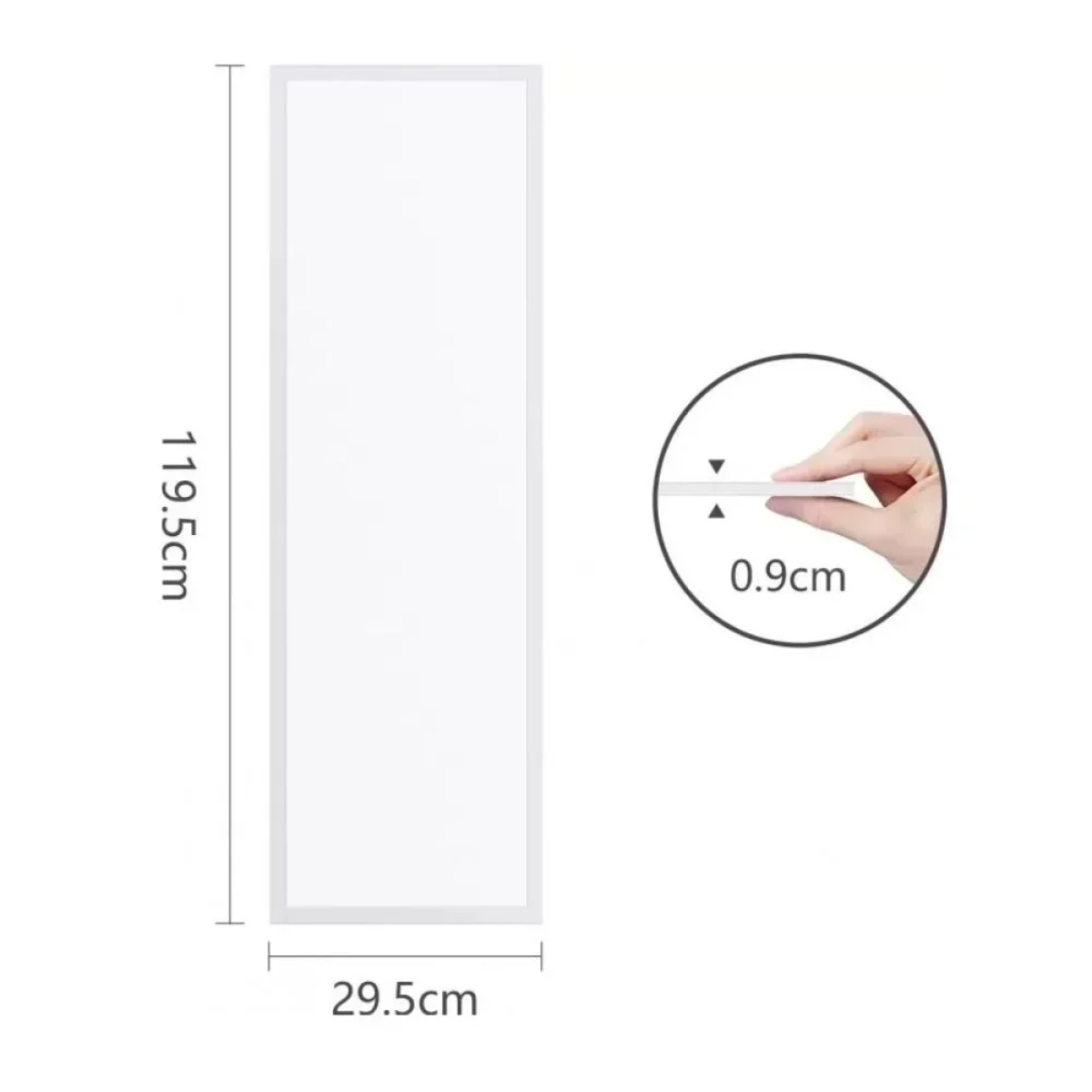 Aigostar Χωνευτό Φωτιστικό Πάνελ Οροφής Led 30X120 40W 230V 6000K Ψυχρό Λευκό Φως