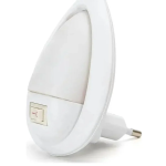 Aigostar Φωτάκι Led Νυκτός 1W με Διακόπτη Λευκό