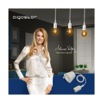 Aigostar Κρεμαστό Φωτιστικό Ανάρτηση για 1 Λαμπτήρα E27 σε Λευκό Χρώμα