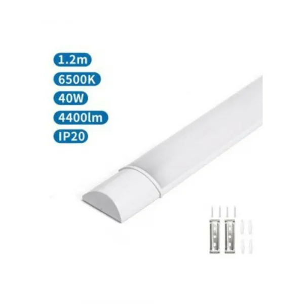 Aigostar LED Φωτιστικό Ράγα 40W 6500K IP20 120cm - Λευκό